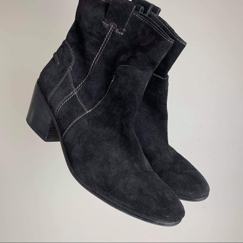 Black Suede Vince Camuto booties